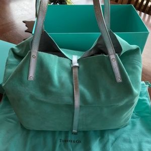Tiffany Reversible Suede/Leather Tote